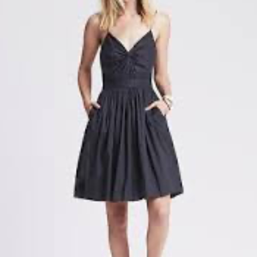 Nwt Onxy Nite Black Fit And Flare Dress 8
